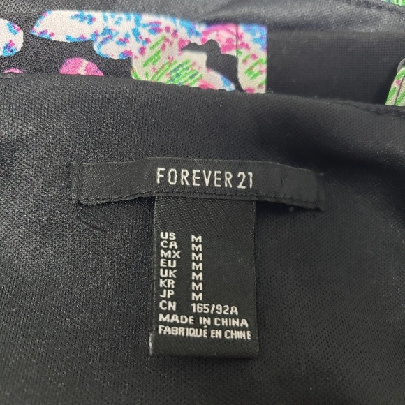 Forever 21 Floral Crop top Bralette size Medium - Picture 7 of 8